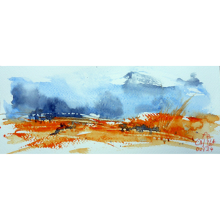 Abstraktes Aquarell