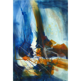 Abstraktes Aquarell