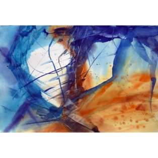 Abstraktes Aquarell