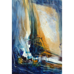 Abstraktes Aquarell
