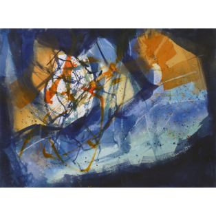 Abstraktes Aquarell