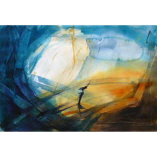 Abstraktes Aquarell